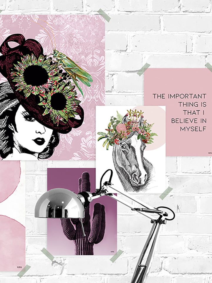 Lámina Caballo Flores - Imagen 2