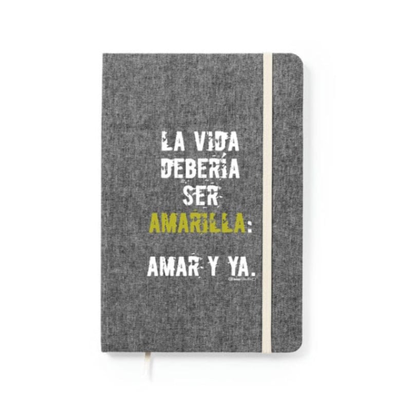 Libreta Gris Amar Y Ya