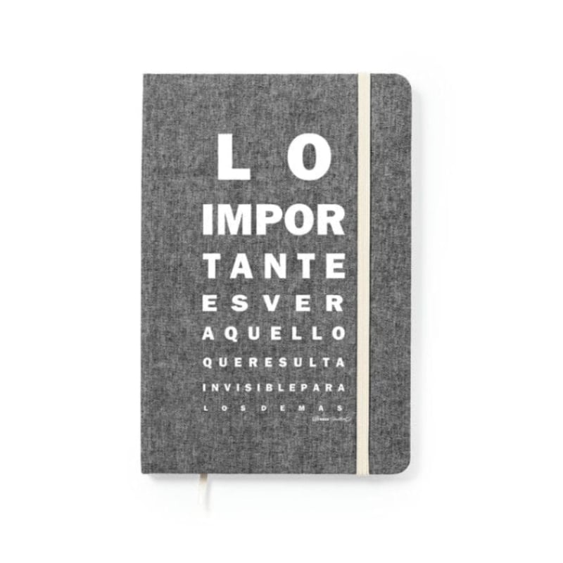 Libreta Gris Lo Importante