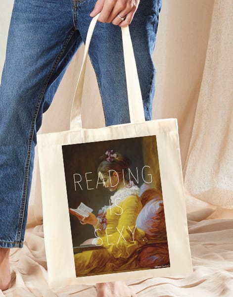 Tote bag Reading Is Sexy